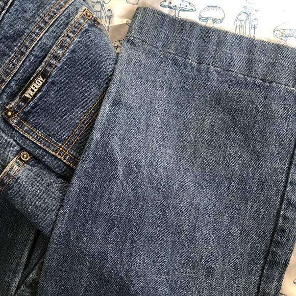 Rare Vintage VICEROY Wide Leg Jeans - Picture 4 of 4